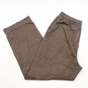 Worthington brown plaid trouser pants